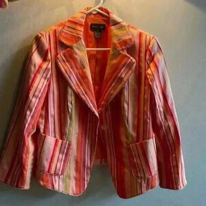 Women’s focus 2000 striped blazer